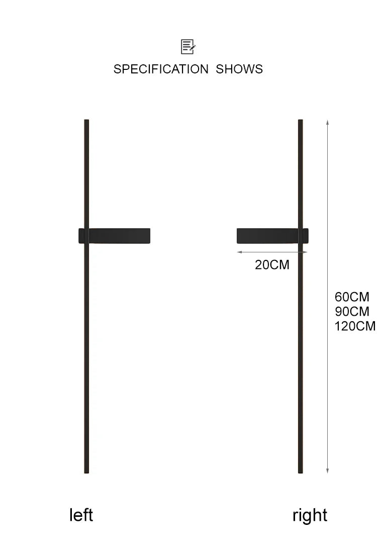 Long Bar Wall Lamp